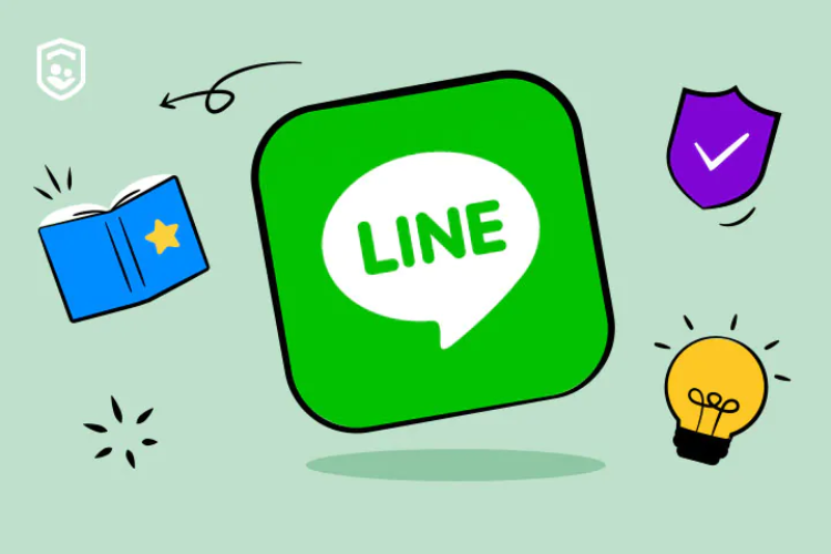 Line photos Backup files